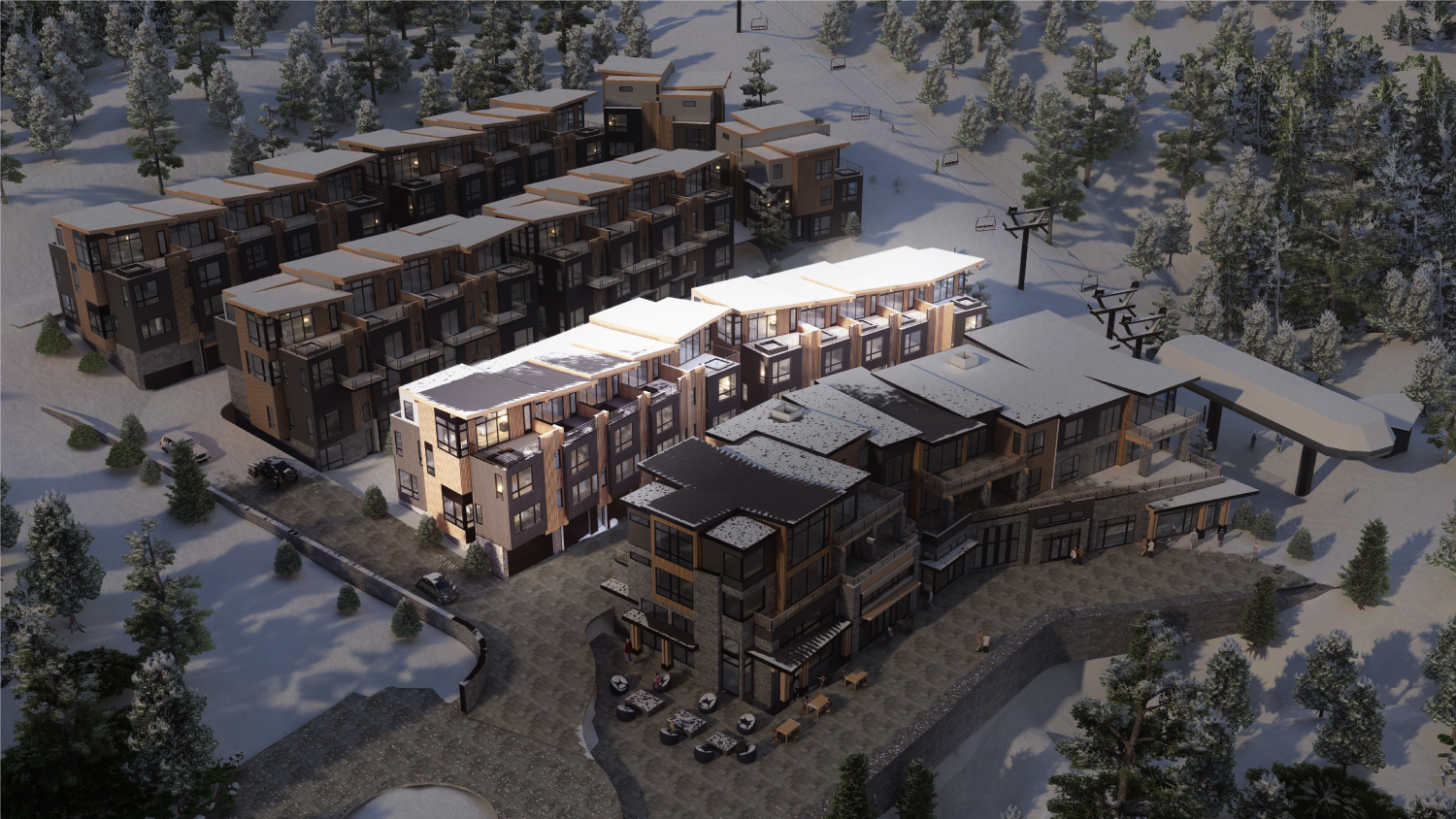 24-0730-site-plan-rendering-phase-1-units_lit Powder Peak Whitefish